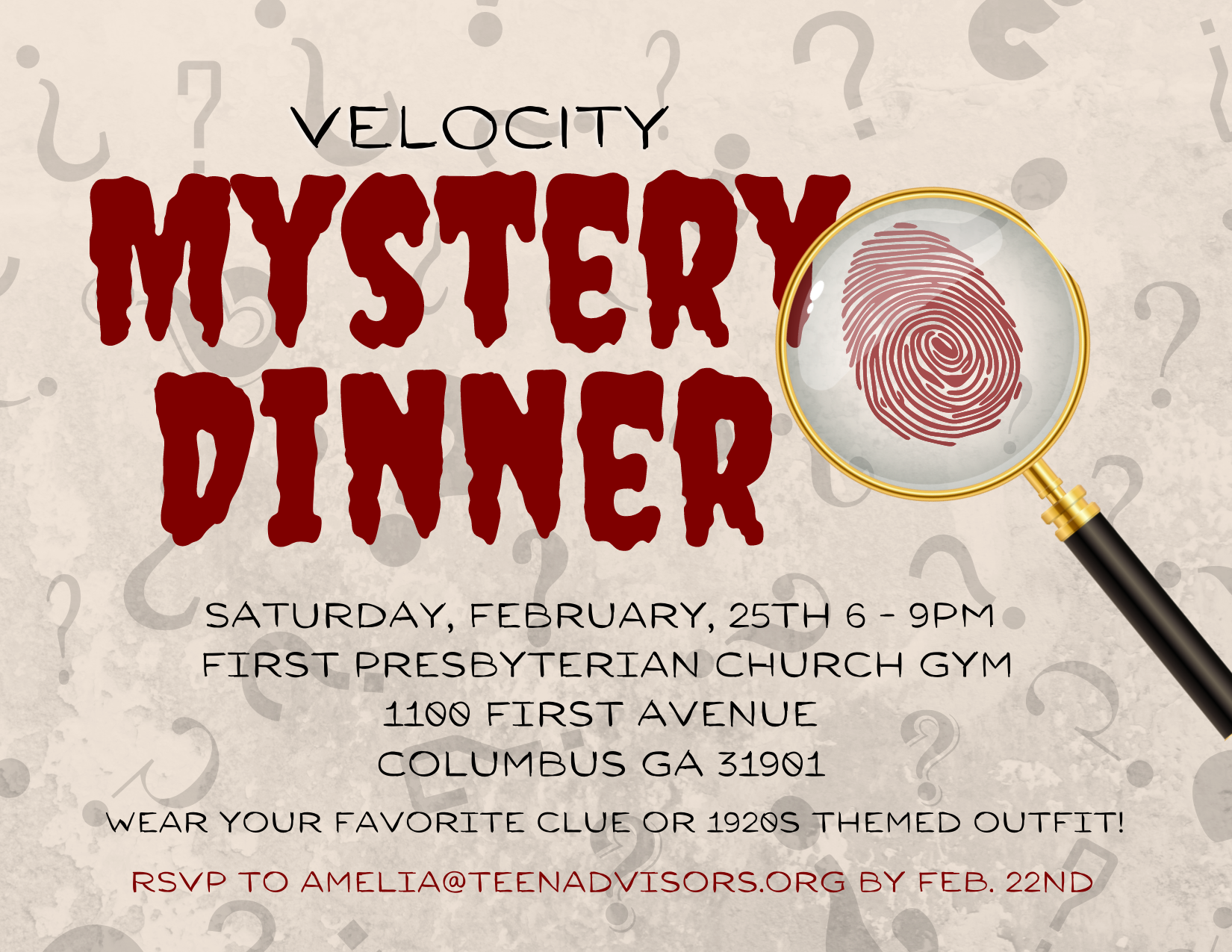 mystery dinner